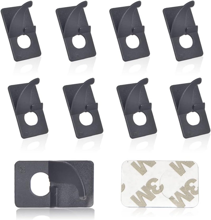 VNAKER 8pcs Plastic Arrow Rest Recurve Bow Arrow Rest Adhesive Back Hunting Shooting Targeting Accessory for Right or Left Hand - Image 1